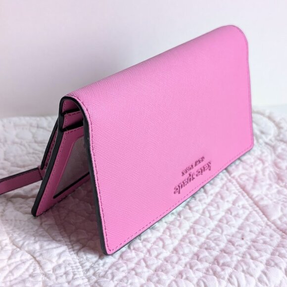 kate spade Handbags - Kate Spade Bright Peony Large Slim Bifold Wallet